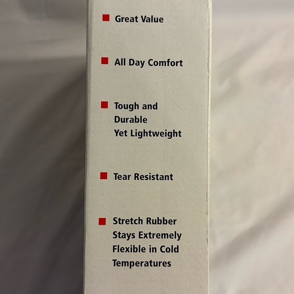 Tingley Weather Tuff Waterproof Stretch Rubber Overshoes Black Large 9.5-11 NWT - Picture 3 of 11